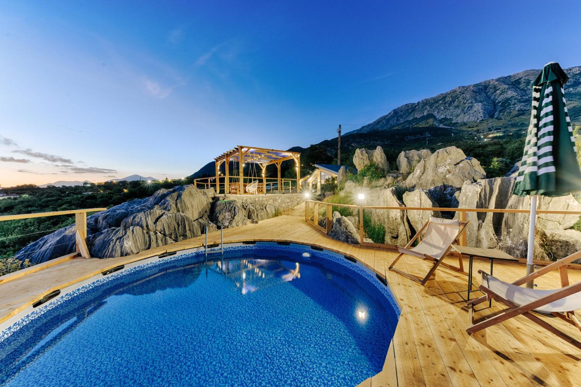 Olive Hills Holiday Homes Bar Esterno foto